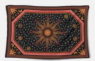 Handcrafted tapestry wall hanging featuring a captivating design with premium materials and expert British craftsmanship