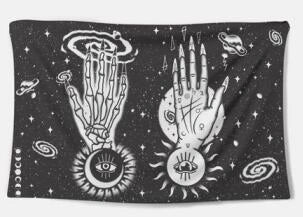 Handcrafted tapestry wall hanging featuring a captivating design with premium materials and expert British craftsmanship