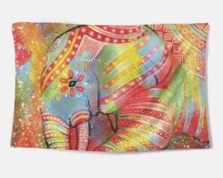 Handcrafted tapestry wall hanging featuring a captivating design with premium materials and expert British craftsmanship