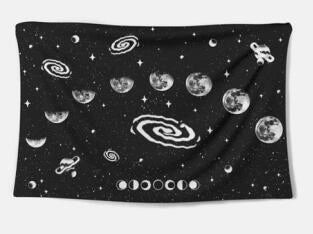 Handcrafted tapestry wall hanging featuring a captivating design with premium materials and expert British craftsmanship