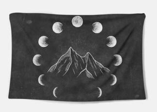 Handcrafted tapestry wall hanging featuring a captivating design with premium materials and expert British craftsmanship