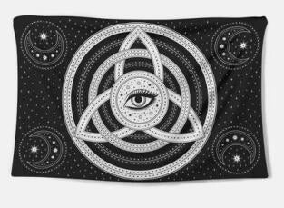 Handcrafted tapestry wall hanging featuring a captivating design with premium materials and expert British craftsmanship