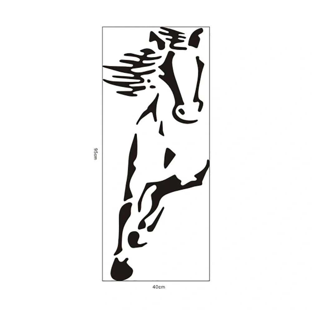 Horse Galloping Wall Sticker for bedroom and living room decoration
