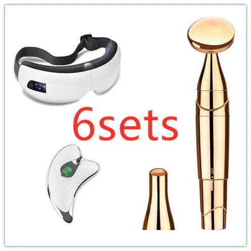 Bluetooth Eye Massager with Air Pressure, Vibration, and Heating Therapy for Soothing Eye Care