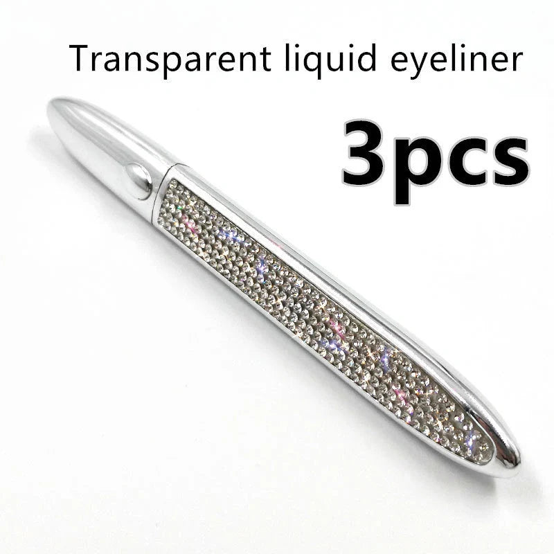 Premium self-adhesive eyeliner and false lash set in various shades
