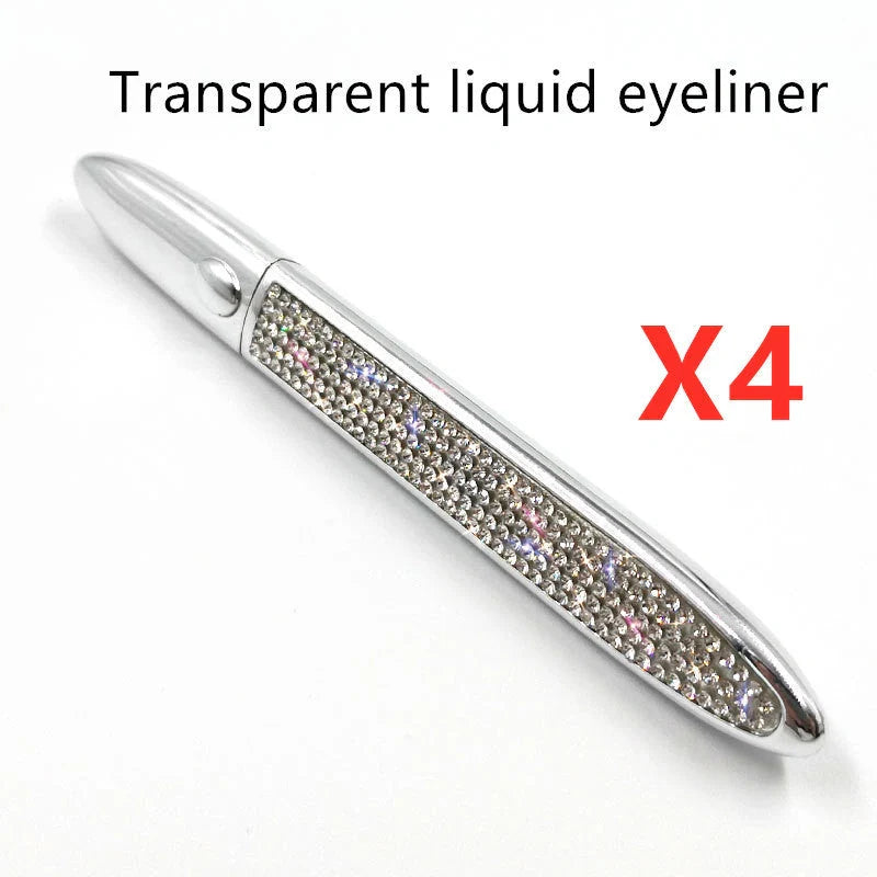 Premium self-adhesive eyeliner and false lash set in various shades