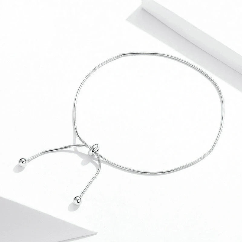 Elegant silver charm anklets with adjustable chain and premium 925 sterling silver construction