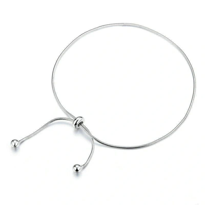 Elegant silver charm anklets with adjustable chain and premium 925 sterling silver construction