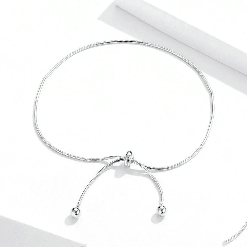 Elegant silver charm anklets with adjustable chain and premium 925 sterling silver construction