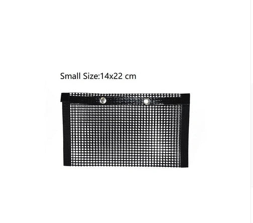 Reusable non-stick BBQ grill mesh bags for outdoor cooking and easy cleanup