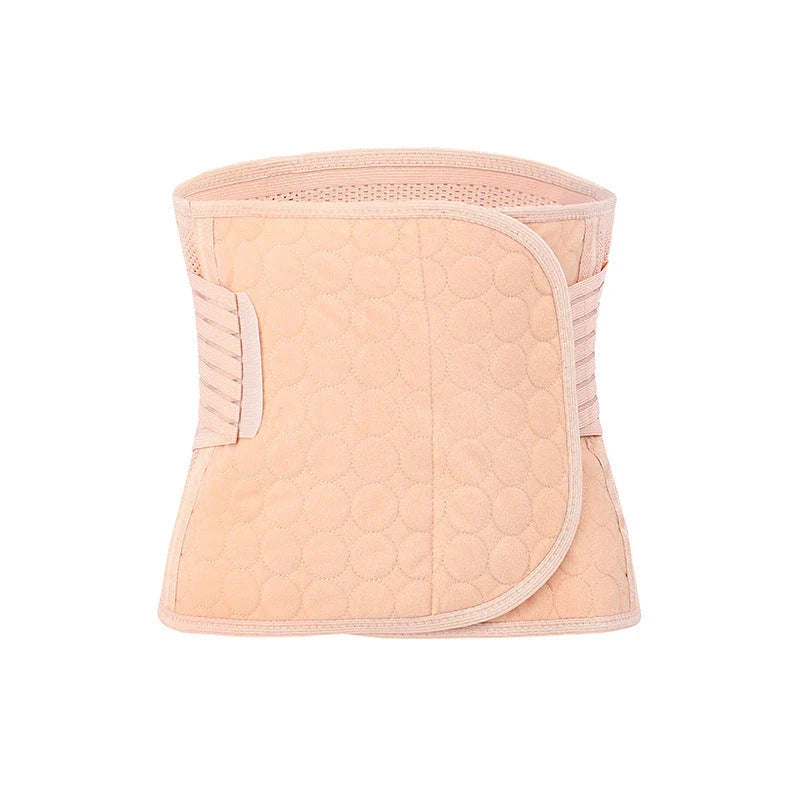 Adjustable lumbar back support belt with dual straps and spring design for lower back pain relief and posture improvement