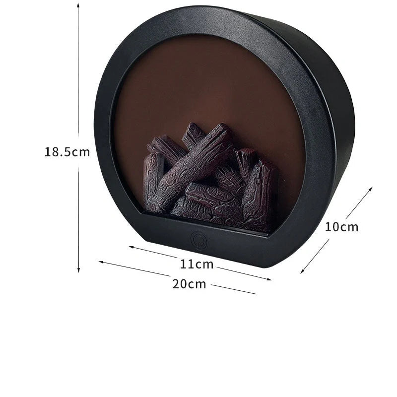 Dynamic Vision 3D Flame Touch Fireplace Lantern Lamp with realistic flame effect