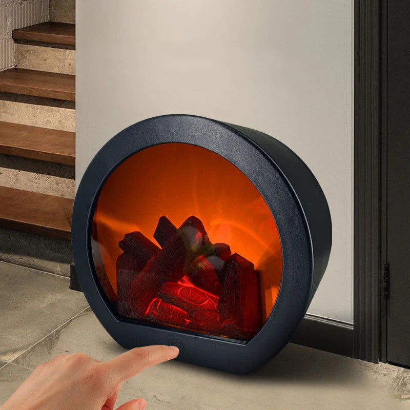 Dynamic Vision 3D Flame Touch Fireplace Lantern Lamp with realistic flame effect