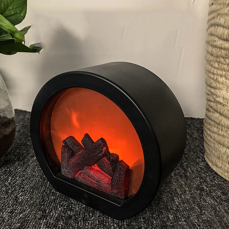 Dynamic Vision 3D Flame Touch Fireplace Lantern Lamp with realistic flame effect