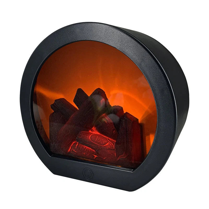 Dynamic Vision 3D Flame Touch Fireplace Lantern Lamp with realistic flame effect