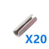 Non-slip sheet fixing clips in various colours for securing bedding and cushions
