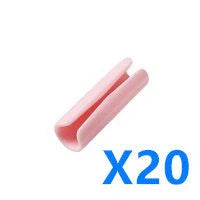 Non-slip sheet fixing clips in various colours for securing bedding and cushions