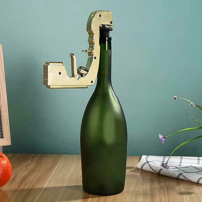 Versatile Champagne Sprayer with adjustable spray controls and stopper/pourer functionality for parties and celebrations