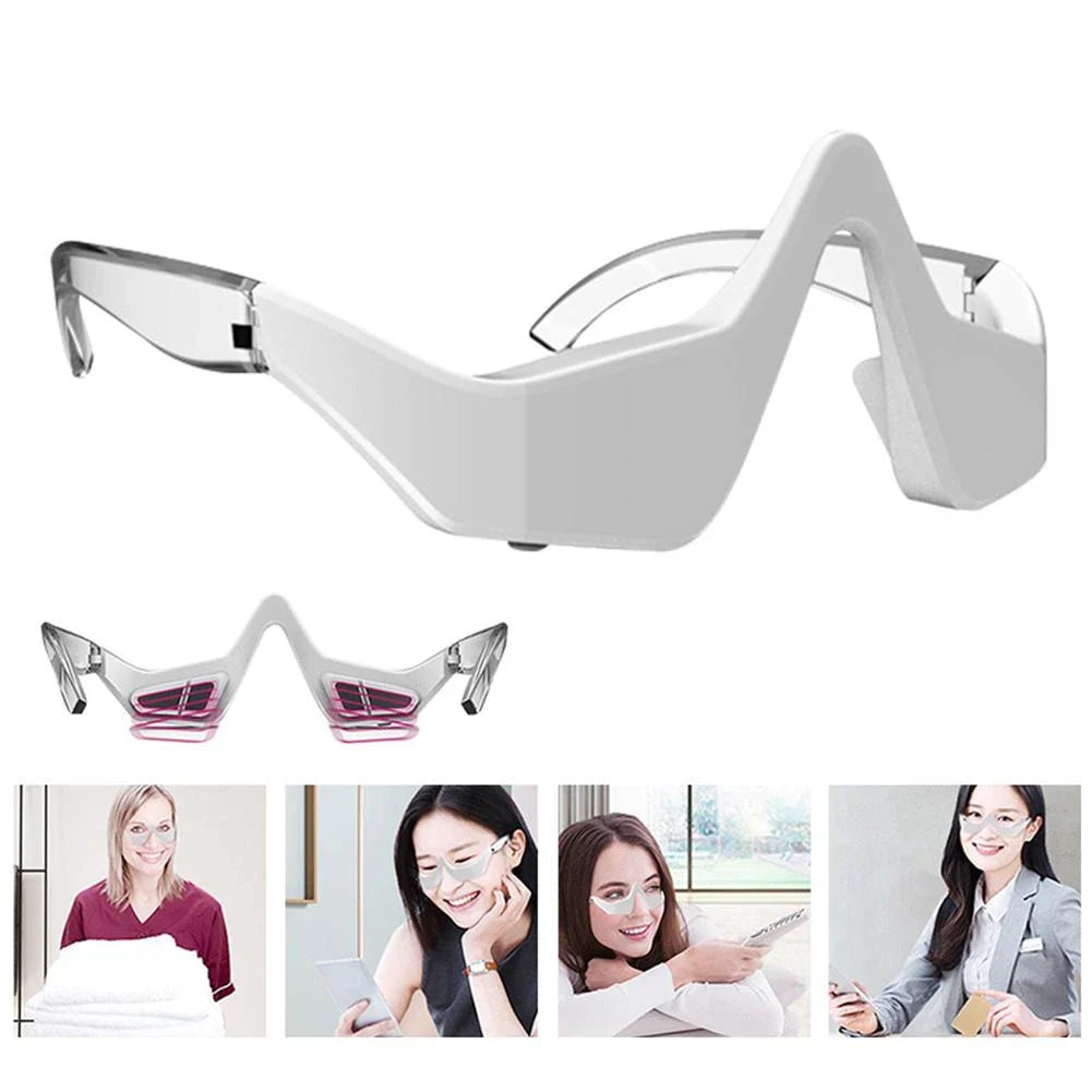 Eye Massager with Micro-Current Therapy for Relaxation, Wrinkle Reduction, and Dark Circle Removal