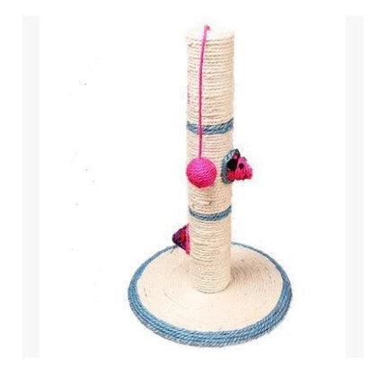 A handcrafted cat toy made from solid wood and natural materials, featuring a feather-on-a-stick design to captivate and engage your feline friend.