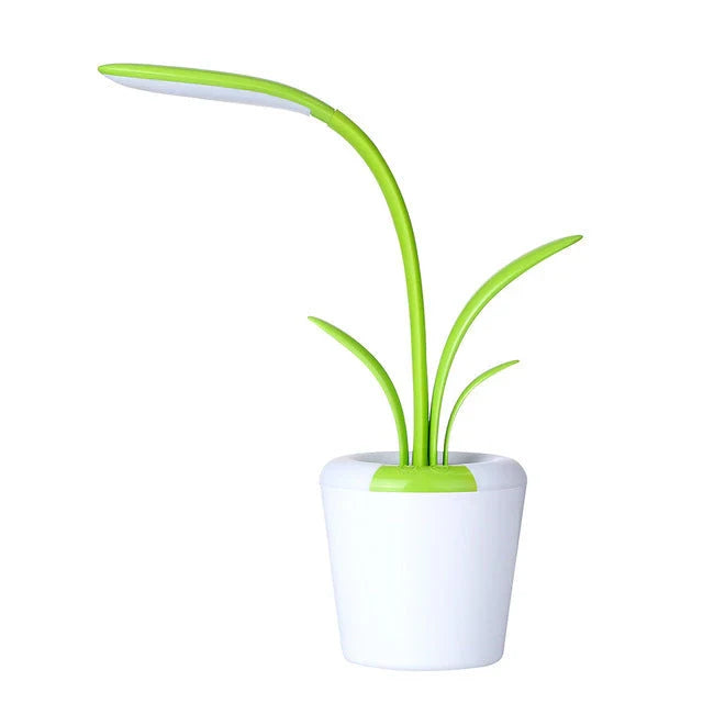 Stylish USB-Powered LED Desk Lamp with Adjustable Brightness, Night Light Mode, and Cordless Design for Home or Office Use