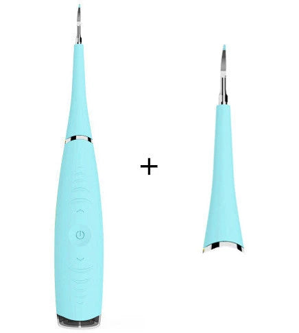 Waterproof Electric Toothbrush Cleaner with Vibrating Head, Silica Gel and ABS Materials, Ergonomic Handle for Effective Plaque and Tartar Removal