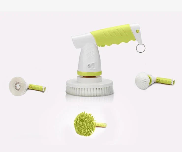Premium Rechargeable Electric Cleaning Brush Mop with 180-degree rotation and adjustable length for efficient home cleaning