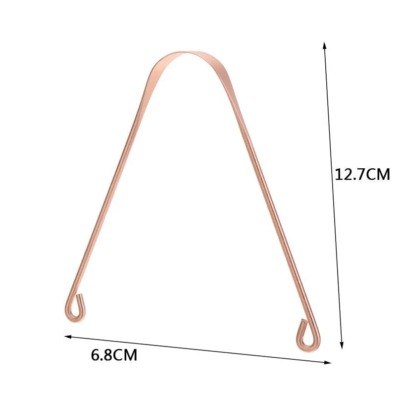 Premium Copper Tongue Scraper for Fresher Breath and Superior Oral Care