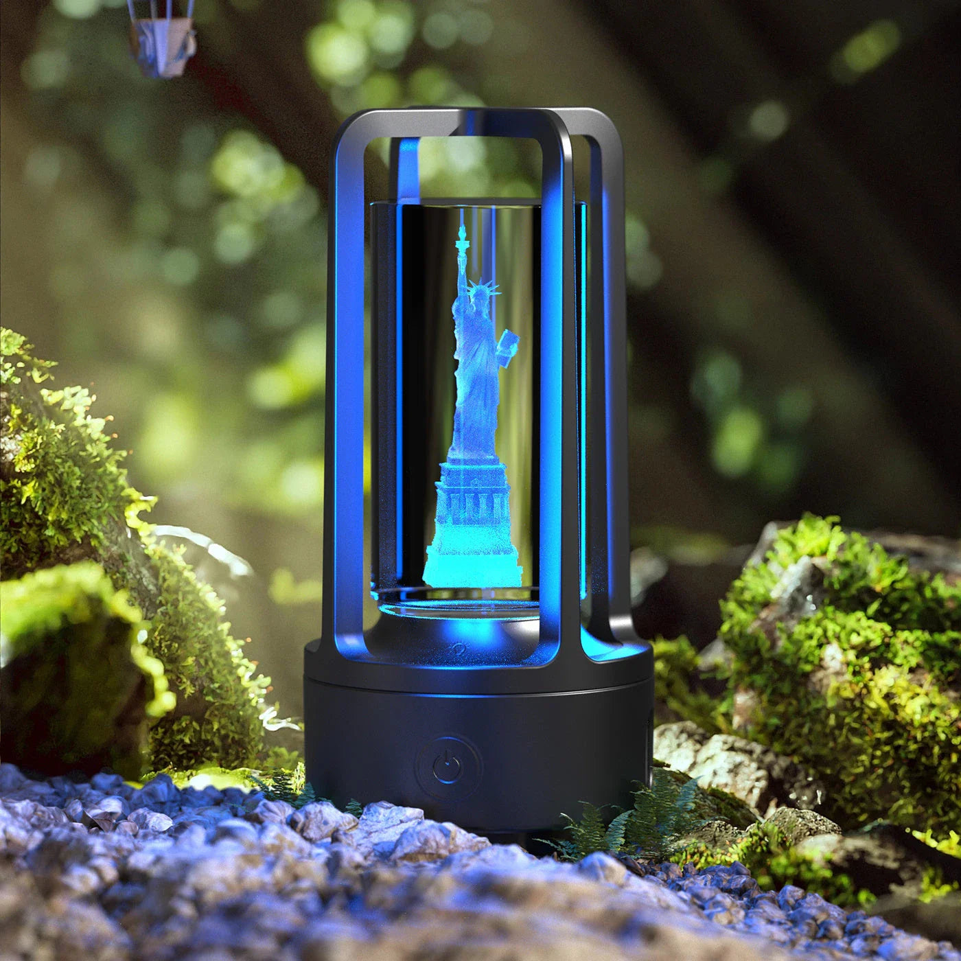 Elegant 2-in-1 Bluetooth speaker lamp with touch control, available in various color and design options