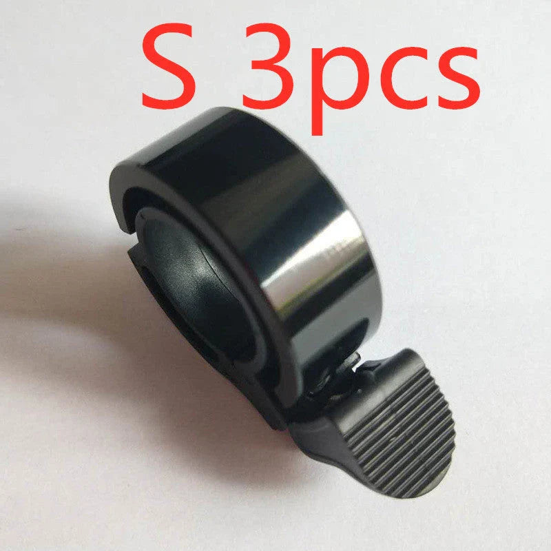 Stylish aluminium bicycle bell with clear, 90-decibel sound for enhanced safety and style on your mountain bike or road cycle