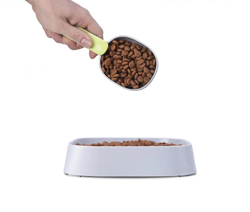 ABS pet food spoon for cats and dogs, 20cm in length, durable and lightweight