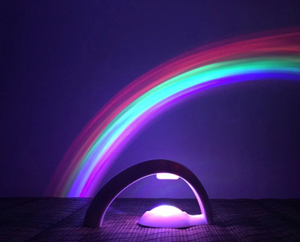 Premium Magical Rainbow Sky Projection Night Light for creating a tranquil, soothing ambience in UK homes