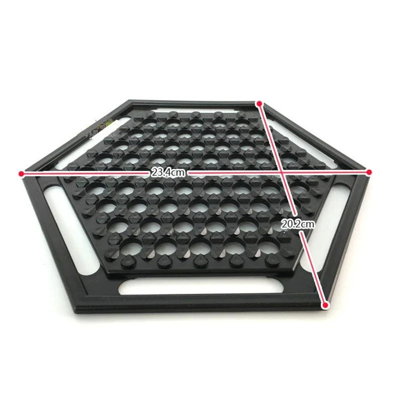 Abalone strategy game with marble board and pieces for family and kids to play