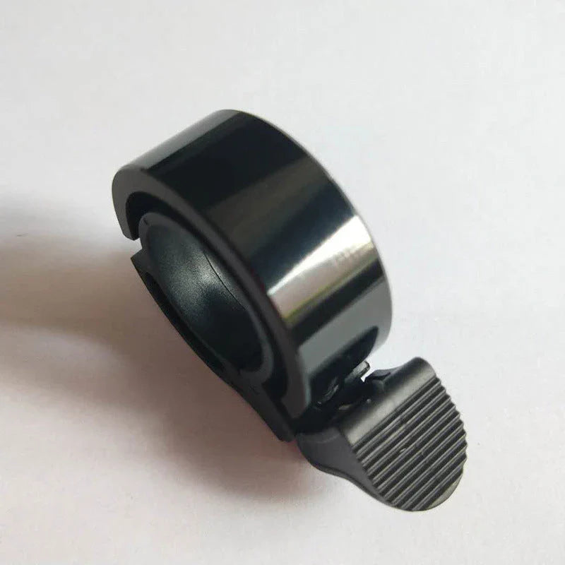 Stylish aluminium bicycle bell with clear, 90-decibel sound for enhanced safety and style on your mountain bike or road cycle