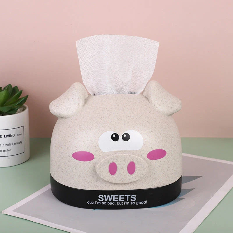 Stylish tissue box organiser with mobile phone holder in various colours for living room decor
