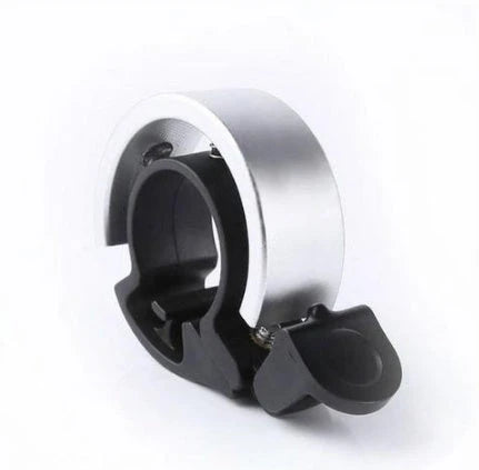 Stylish aluminium bicycle bell with clear, 90-decibel sound for enhanced safety and style on your mountain bike or road cycle