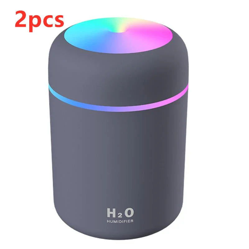Mini USB Humidifier with Soothing Mist, Quiet Operation, and Automatic Shut-Off for Bedrooms