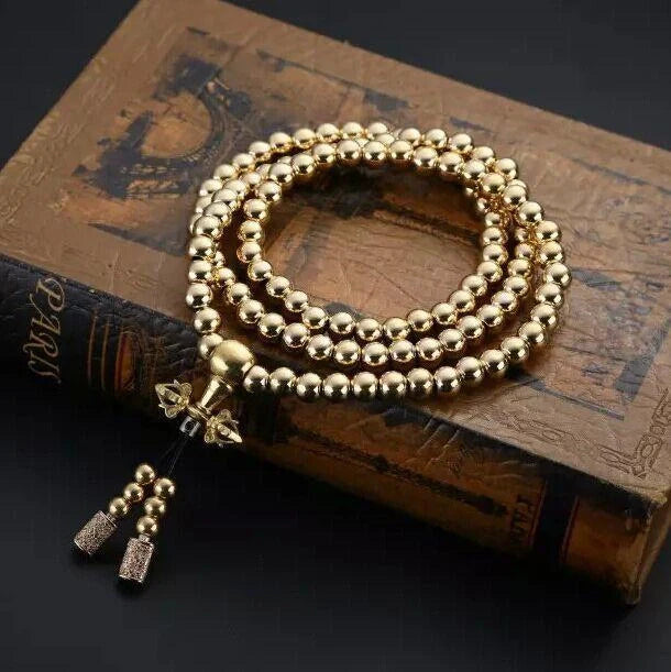 Modern stainless steel thunderbolt bead necklace, perfect for any occasion.