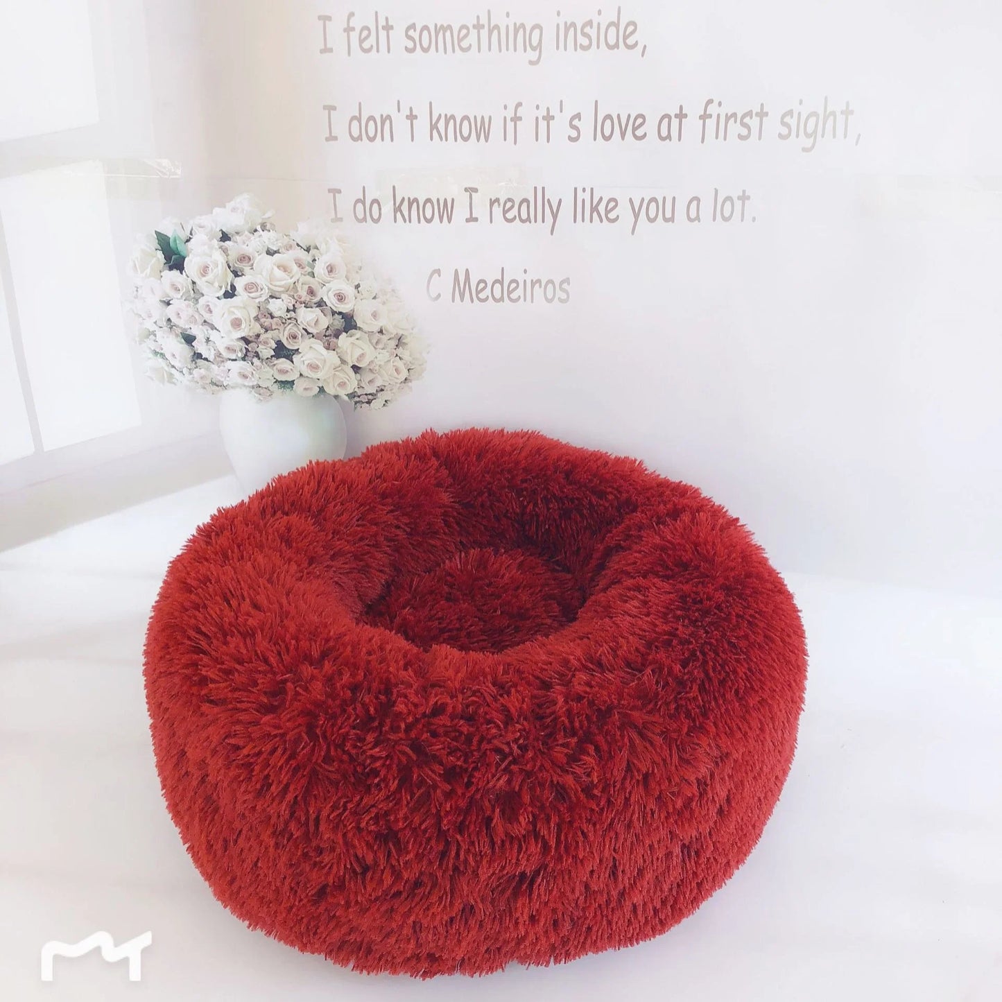 Cosy Plush Pet Nest in various colours and sizes for ultimate pet comfort
