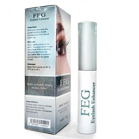 Premium eyelash and eyebrow enhancing serum with natural botanical ingredients, promoting healthier and more vibrant facial hair growth