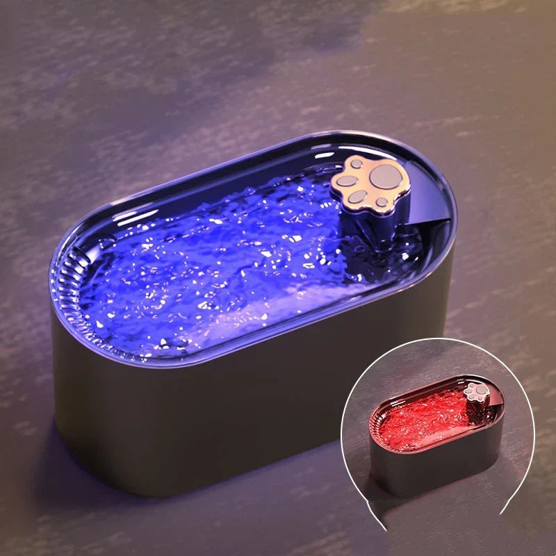 Quiet 3L Automatic Pet Water Fountain with LED Lights for Dogs and Cats - Premium Hydration Solution
