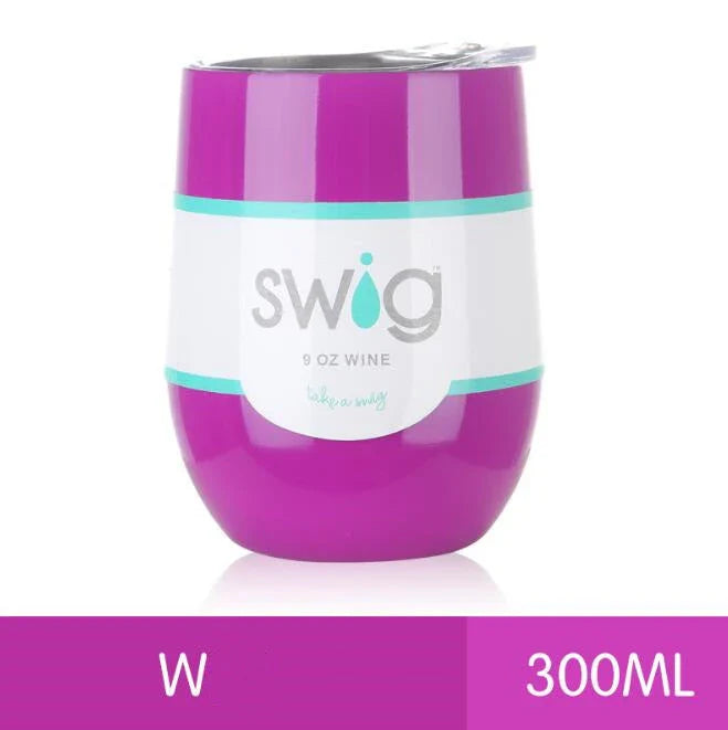 9 oz insulated stainless steel tumbler mug with lid in various vibrant colours, perfect for hot and cold beverages