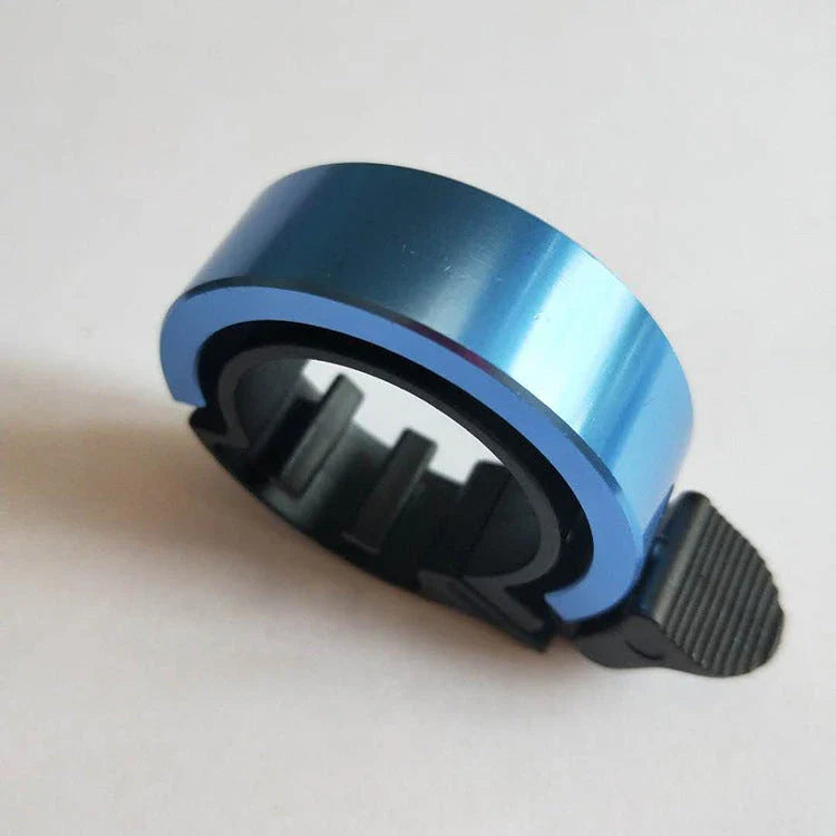Stylish aluminium bicycle bell with clear, 90-decibel sound for enhanced safety and style on your mountain bike or road cycle