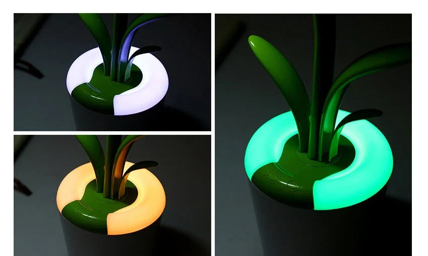 Stylish USB-Powered LED Desk Lamp with Adjustable Brightness, Night Light Mode, and Cordless Design for Home or Office Use