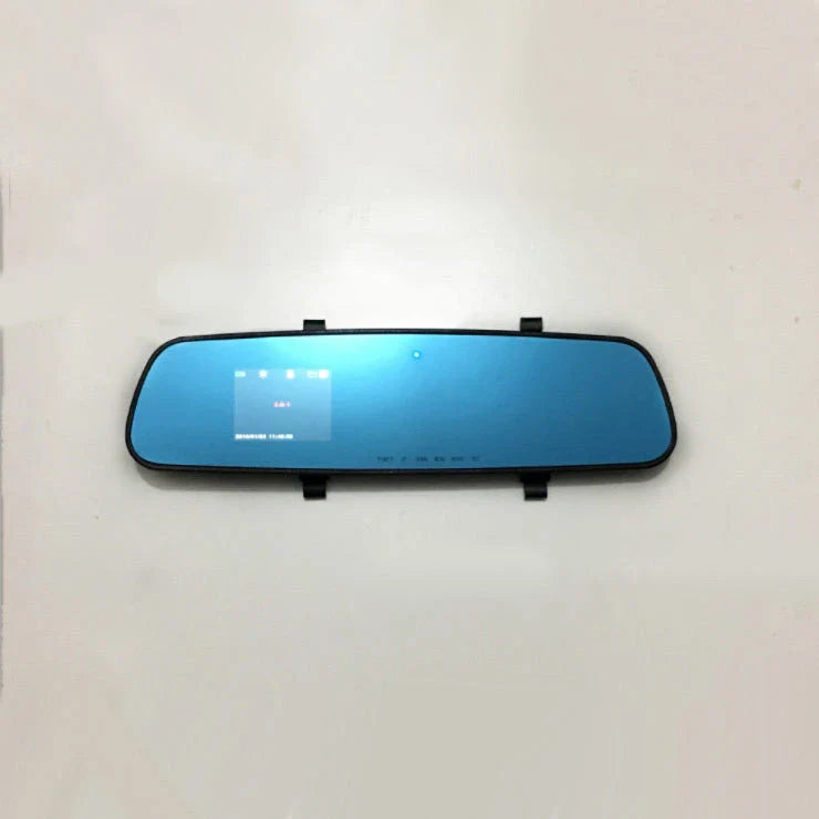 High-Definition Rearview Mirror Driving Recorder with 1080P video, motion detection, and collision sensor for enhanced road safety