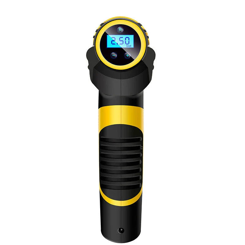 Powerful digital air compressor with automatic shut-off and versatile pressure unit options for effortless tyre inflation in the UK