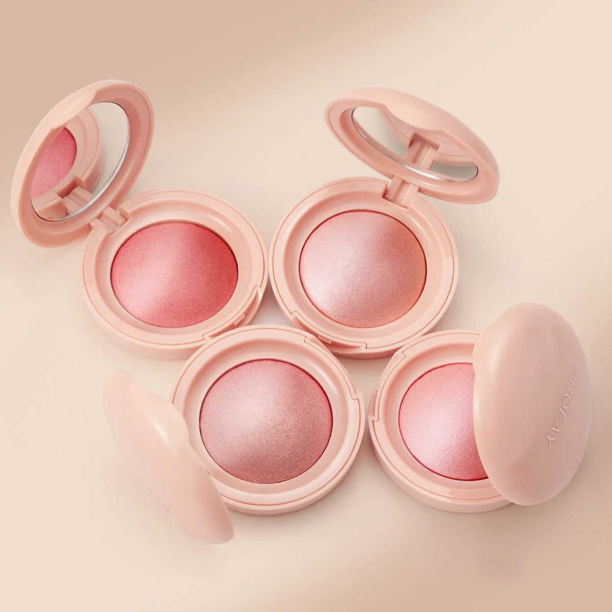 PHOFAY Radiant Powder Blush - A luxurious, luminous formula that enhances your natural beauty with a healthy, glowing complexion.