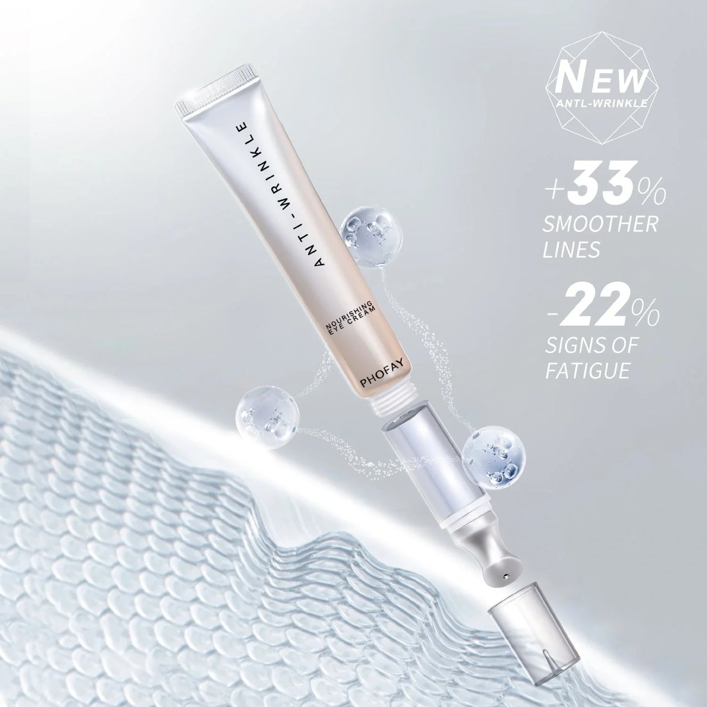 Premier Anti-Ageing Moisturising Eye Cream with Botanical Extracts to Diminish Wrinkles and Hydrate Eyes