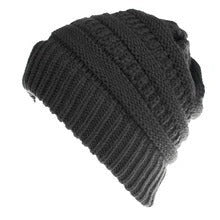 Stylish knitted wool beanie for British ladies with a discreet ponytail hole and a variety of vibrant colour options