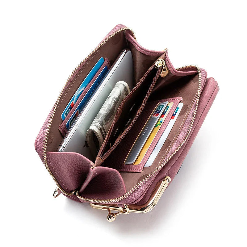 Stylish PU leather shoulder bag featuring a lychee pattern design in a range of vibrant colours